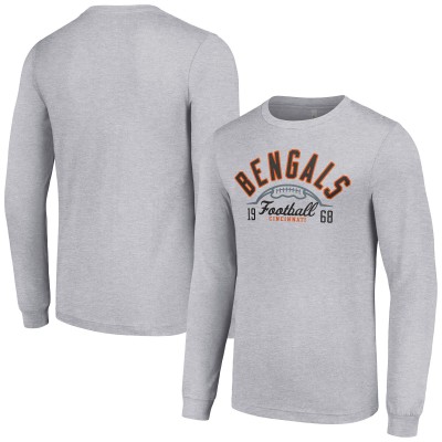 Футболка с длинным рукавом Cincinnati Bengals Starter Half Ball Team - Heather Gray