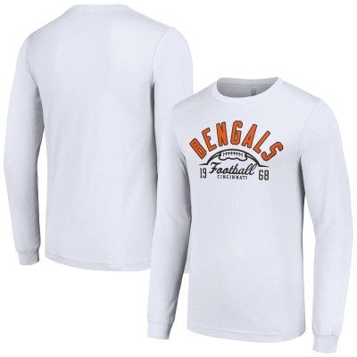 Футболка с длинным рукавом Cincinnati Bengals Starter Half Ball Team - White