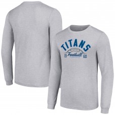 Футболка с длинным рукавом Tennessee Titans Starter Half Ball Team - Heather Gray