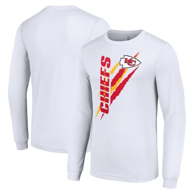 Футболка с длинным рукавом Kansas City Chiefs Starter Color Scratch - White