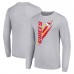 Футболка с длинным рукавом Kansas City Chiefs Starter Color Scratch - Heather Gray