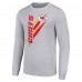 Футболка с длинным рукавом Kansas City Chiefs Starter Color Scratch - Heather Gray