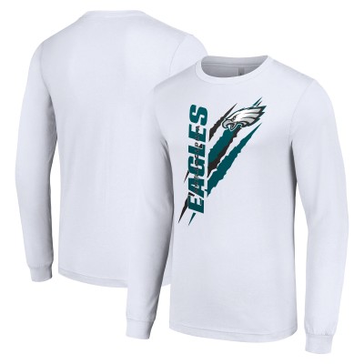 Футболка с длинным рукавом Philadelphia Eagles Starter Color Scratch - White
