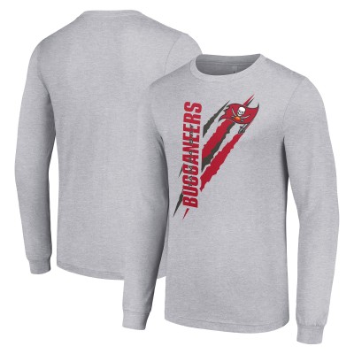Футболка с длинным рукавом Tampa Bay Buccaneers Starter Color Scratch - Heather Gray