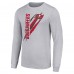 Футболка с длинным рукавом Tampa Bay Buccaneers Starter Color Scratch - Heather Gray
