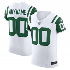 Именная джерси New York Jets Nike White Vapor F.U.S.E. Elite Именная джерси New York Jets Nike White Vapor F.U.S.E. Elite
