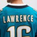 Игровая джерси Trevor Lawrence Jacksonville Jaguars Nike Prowler Throwback Vapor F.U.S.E. Elite - Teal