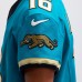 Игровая джерси Trevor Lawrence Jacksonville Jaguars Nike Prowler Throwback Vapor F.U.S.E. Elite - Teal