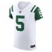 Игровая джерси Garrett Wilson New York Jets Nike Classic Alternate Vapor F.U.S.E. Elite - White