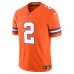 Джерси Denver Broncos Patrick Surtain II Nike Orange Alternate Mile High Collection 1977 Throwback Vapor F.U.S.E. Limited