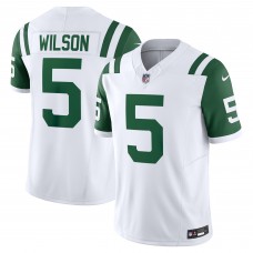 Джерси New York Jets Garrett Wilson Nike White Classic Alternate Vapor F.U.S.E. Limited Джерси New York Jets Garrett Wilson Nike White Classic Alternate Vapor F.U.S.E. Limited