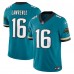 Игровая джерси Trevor Lawrence Jacksonville Jaguars Nike Prowler Throwback Vapor F.U.S.E. Limited - Teal