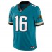 Игровая джерси Trevor Lawrence Jacksonville Jaguars Nike Prowler Throwback Vapor F.U.S.E. Limited - Teal