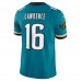 Игровая джерси Trevor Lawrence Jacksonville Jaguars Nike Prowler Throwback Vapor F.U.S.E. Limited - Teal