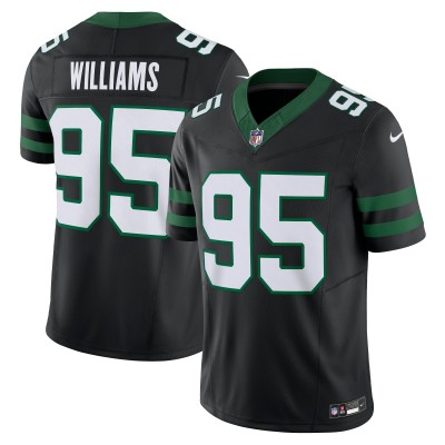 Игровая джерси Quinnen Williams New York Jets Nike Alternate Vapor F.U.S.E. Limited - Legacy Black