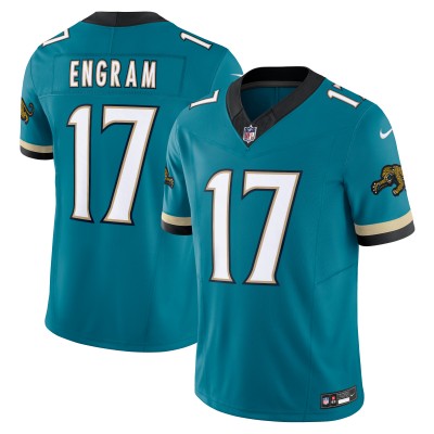 Игровая джерси Evan Engram Jacksonville Jaguars Nike Prowler Throwback Vapor F.U.S.E. Limited - Teal