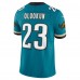 Игровая джерси Foye Oluokun Jacksonville Jaguars Nike Prowler Throwback Vapor F.U.S.E. Limited - Teal