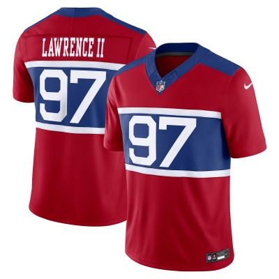 Джерси New York Giants Dexter Lawrence II Nike Century Red Alternate Vapor F.U.S.E. Limited