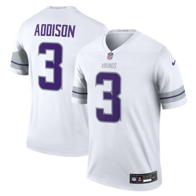 Игровая джерси Jordan Addison Minnesota Vikings Nike Alternate Legend Player - White