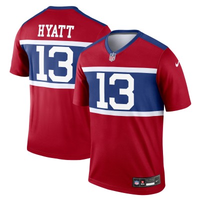 Игровая джерси Jalin Hyatt New York Giants Nike Alternate Legend Player - Century Red