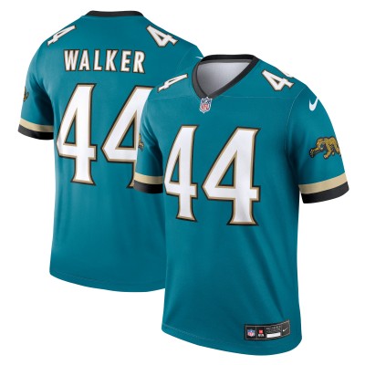 Игровая джерси Travon Walker Jacksonville Jaguars Nike Prowler Throwback Legend - Teal