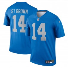 Amon-Ra St. Brown Detroit Lions Nike Alternate Legend Player Performance Top - Blue