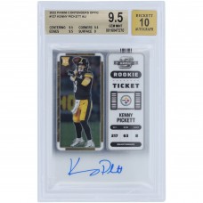 Kenny Pickett Pittsburgh Steelers Autographed 2022 Panini Contenders Optic #127 BGS Authenticated 9.5/10 Rookie Card - 9.5,9.5,9.5,9 Subgrades