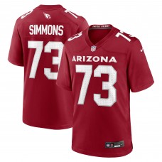 Игровая джерси Lachavious Simmons Arizona Cardinals Nike Team Game -  Cardinal