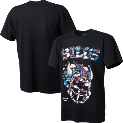 Футболка Buffalo Bills Distortedd Black LEADERS