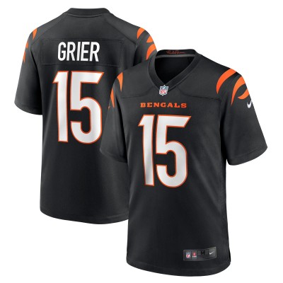 Игровая джерси Will Grier Cincinnati Bengals Nike Team Game -  Black