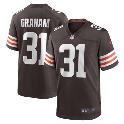 Игровая джерси Thomas Graham Jr. Cleveland Browns Nike Team Game -  Brown