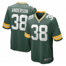 Игровая джерси Zayne Anderson Green Bay Packers Nike Team Game -  Green