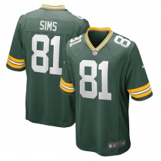 Игровая джерси Ben Sims Green Bay Packers Nike Team Game -  Green