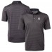 Pittsburgh Steelers Cutter & Buck Black/Gray Virtue Eco Pique Micro Stripe Recycled Polo