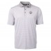 Pittsburgh Steelers Cutter & Buck Gray/White Virtue Eco Pique Micro Stripe Recycled Polo