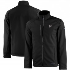 Кофта на молнии Atlanta Falcons Cutter & Buck Evoke Eco Softshell Recycled - Black