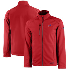 Куртка Buffalo Bills Cutter & Buck Red Evoke Eco Softshell Recycled Full-Zip