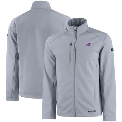 Куртка Buffalo Bills Cutter & Buck Gray Evoke Eco Softshell Recycled Full-Zip