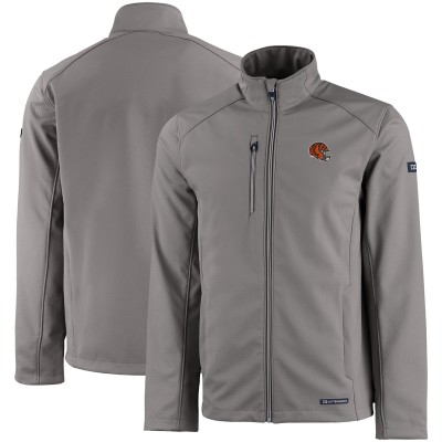 Кофта на молнии Cincinnati Bengals Cutter & Buck Evoke Eco Softshell Recycled - Gray