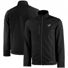 Кофта на молнии Detroit Lions Cutter & Buck Evoke Eco Softshell Recycled - Black