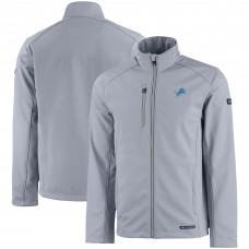 Кофта на молнии Detroit Lions Cutter & Buck Evoke Eco Softshell Recycled - Gray