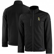 Кофта на молнии Green Bay Packers Cutter & Buck Evoke Eco Softshell Recycled - Black
