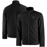 Indianapolis Colts Cutter & Buck Black Evoke Eco Softshell Recycled Full-Zip Jacket