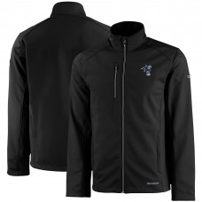 Indianapolis Colts Cutter & Buck Black Evoke Eco Softshell Recycled Full-Zip Jacket