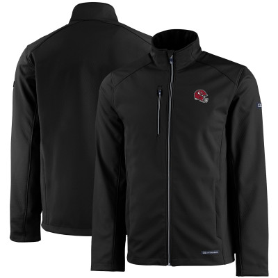 Кофта на молнии Kansas City Chiefs Cutter & Buck Evoke Eco Softshell Recycled - Black