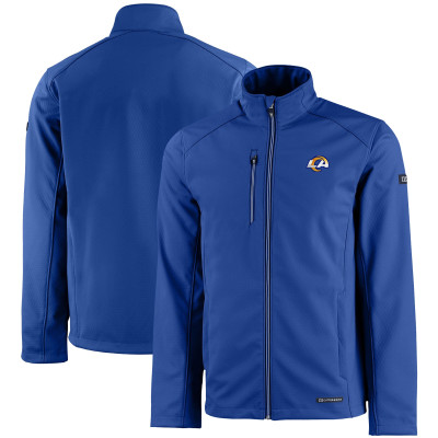 Кофта на молнии Los Angeles Rams Cutter & Buck Evoke Eco Softshell Recycled - Royal