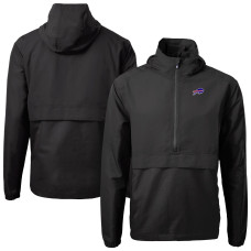 Куртка Buffalo Bills Cutter & Buck Black Charter Eco Recycled Anorak Half-Zip Куртка Buffalo Bills Cutter & Buck Black Charter Eco Recycled Anorak Half-Zip