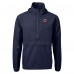 Куртка на короткой молнии Chicago Bears Cutter & Buck Navy Charter Eco Recycled Anorak