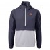 Куртка на короткой молнии Chicago Bears Cutter & Buck Blue Charter Eco Recycled Anorak