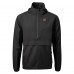 Cincinnati Bengals Cutter & Buck Black Charter Eco Recycled Anorak Half-Zip Jacket
